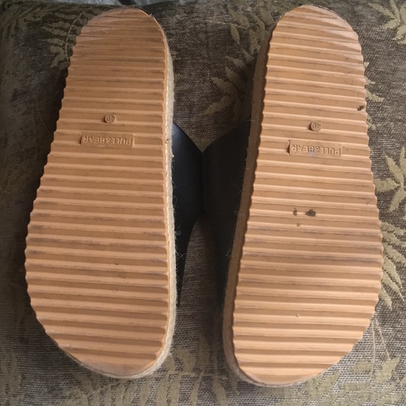 PULL & BEAR Platform Cork Sandals - Picture 2 of 4